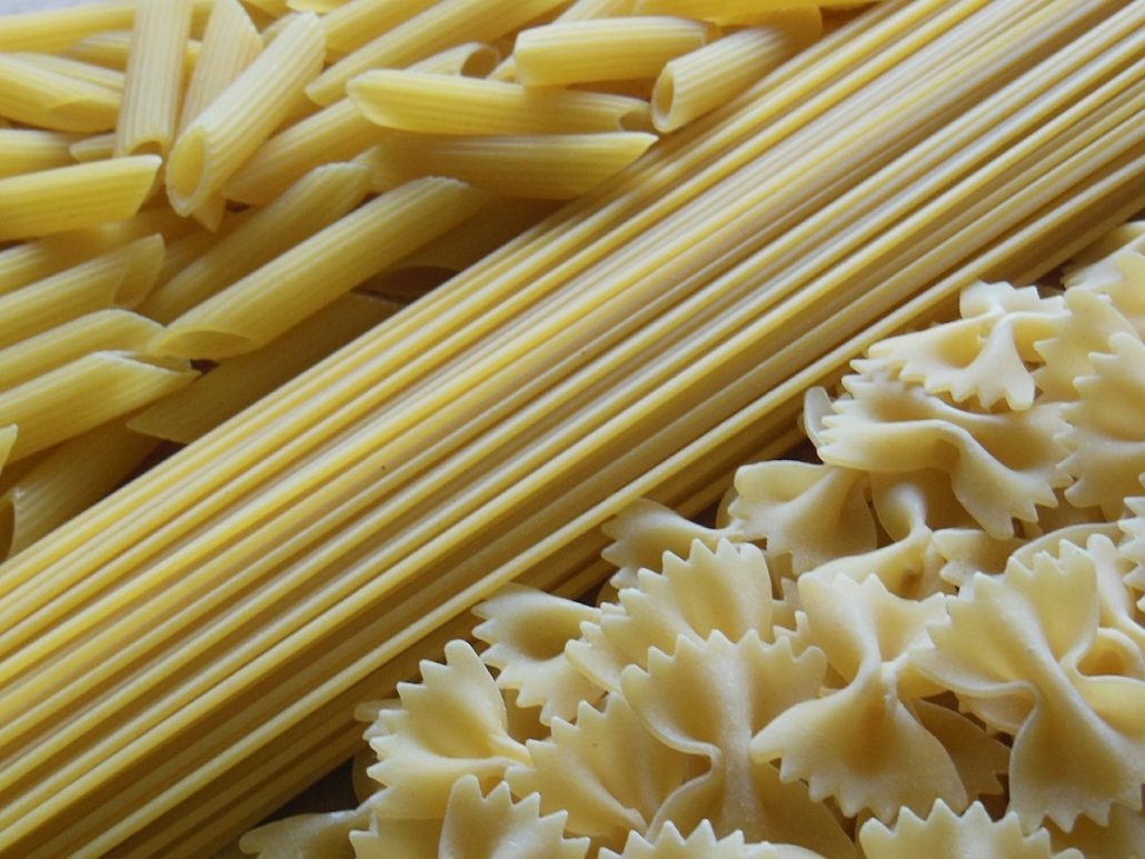 Introduction of penne pasta types + purchase price of the day